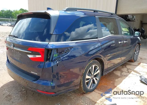 2022 Honda Odyssey Touring from USA, damaged, VIN 5FNRL6H86NB004865